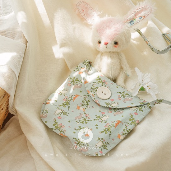 동화나라의 귀여운 토끼가방이래요 :) - bunny cute baby cotton cross bag
