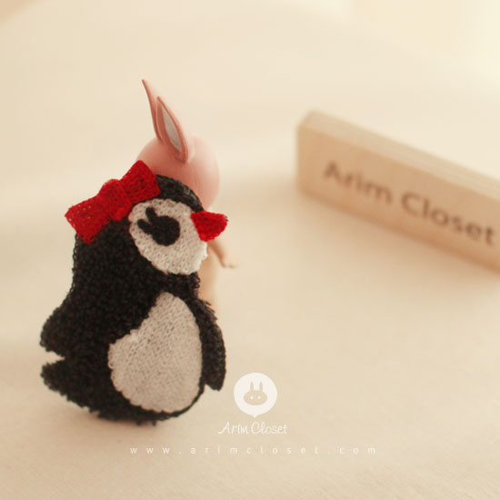 [5차제작] 귀연 내친구 펭귄양 -  penguin baby pin : 집게핀, 똑딱핀